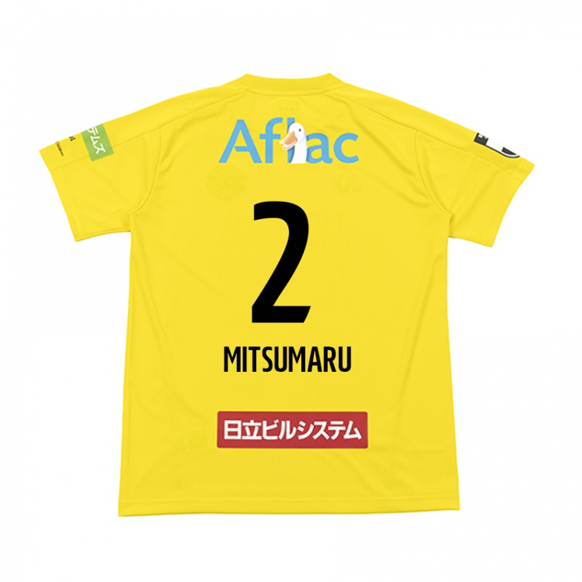 Niño Camiseta Hiromu Mitsumaru #2 Amarillo Negro 1ª Equipación 2024/25 La Camisa