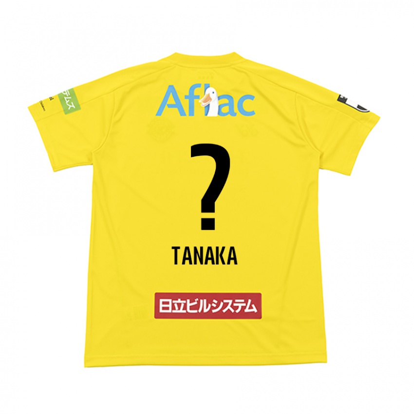 Niño Camiseta Ari Tanaka #0 Amarillo Negro 1ª Equipación 2024/25 La Camisa