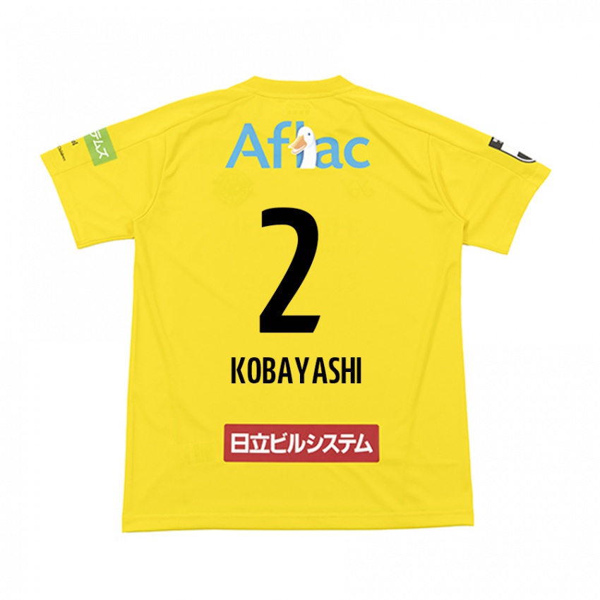 Niño Camiseta Kensei Kobayashi #2 Amarillo Negro 1ª Equipación 2024/25 La Camisa