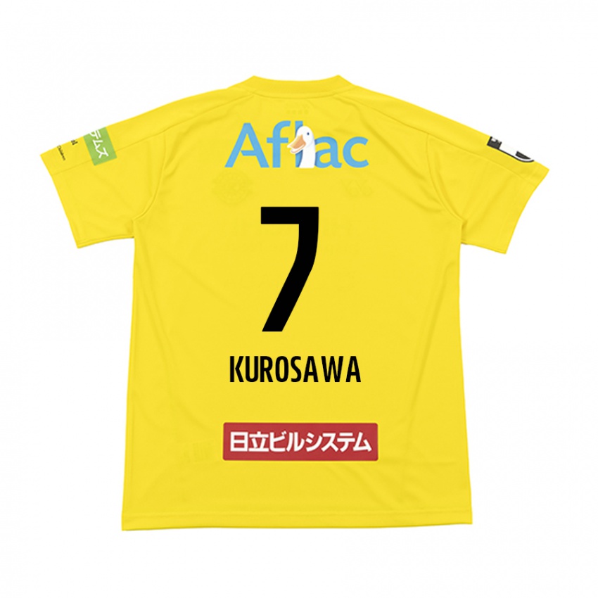 Niño Camiseta Shido Kurosawa #7 Amarillo Negro 1ª Equipación 2024/25 La Camisa