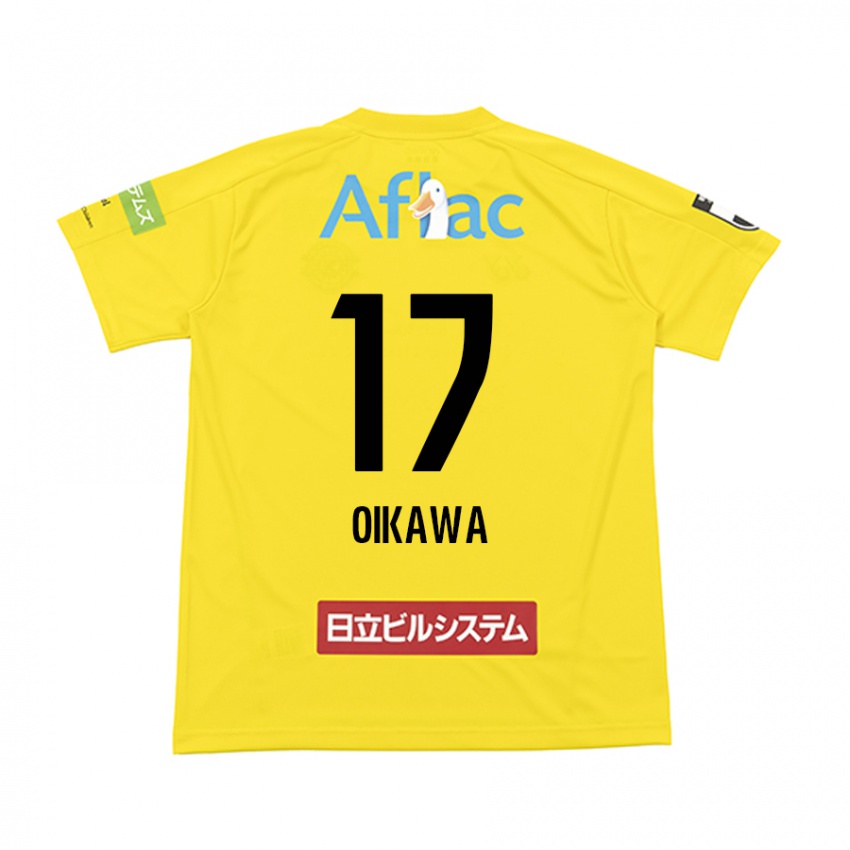 Niño Camiseta Koki Oikawa #17 Amarillo Negro 1ª Equipación 2024/25 La Camisa