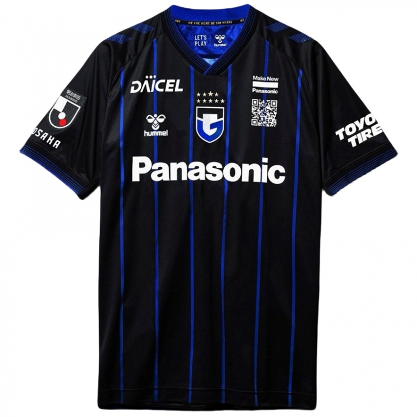 Niño Camiseta Kanta Furukawa #26 Azul Negro 1ª Equipación 2024/25 La Camisa