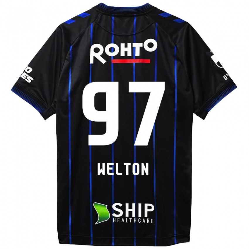 Niño Camiseta Welton #97 Azul Negro 1ª Equipación 2024/25 La Camisa