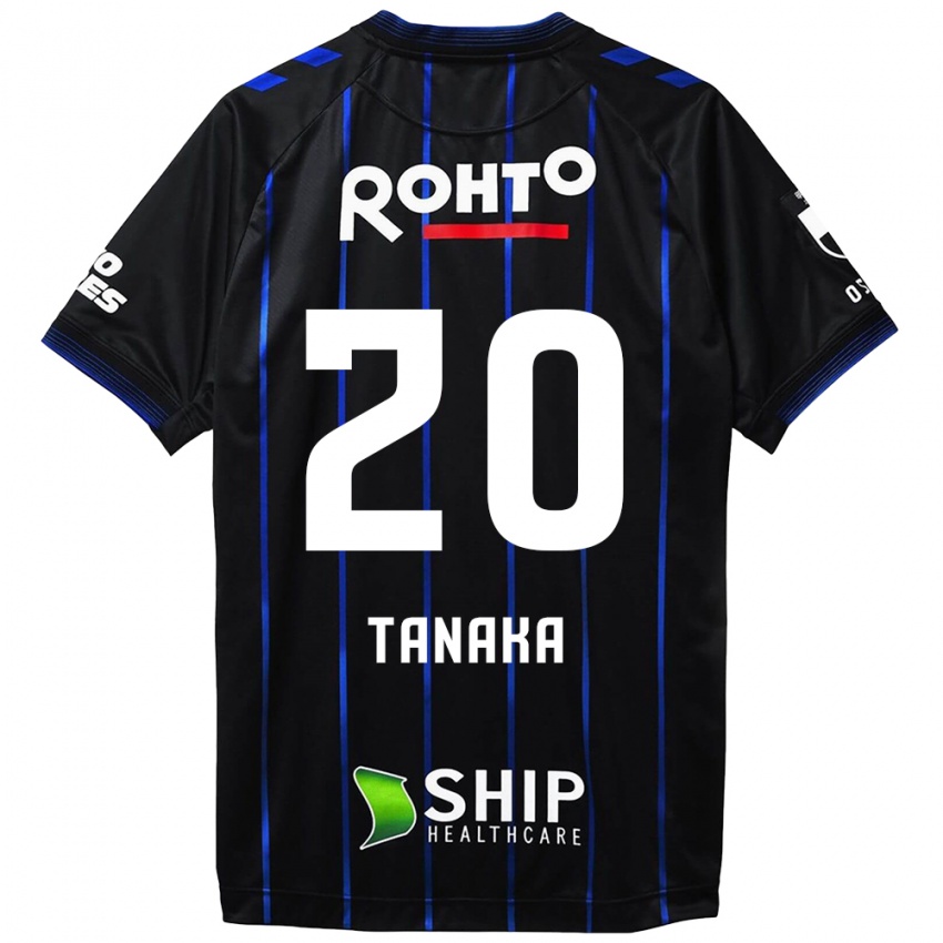 Niño Camiseta Hyoga Tanaka #20 Azul Negro 1ª Equipación 2024/25 La Camisa