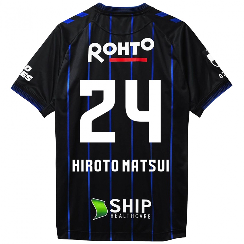 Niño Camiseta Elijah Hiroto Matsui #24 Azul Negro 1ª Equipación 2024/25 La Camisa