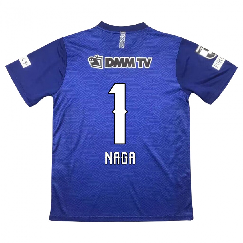 Niño Camiseta Takumi Nagaishi #1 Azul Oscuro 1ª Equipación 2024/25 La Camisa