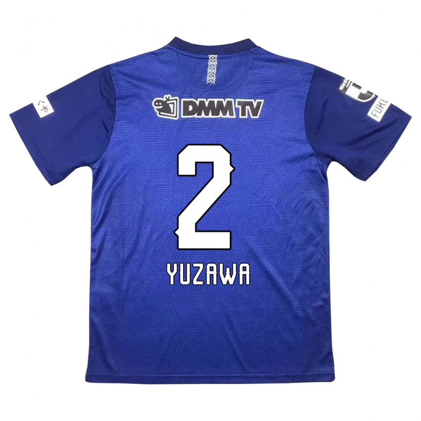 Niño Camiseta Masato Yuzawa #2 Azul Oscuro 1ª Equipación 2024/25 La Camisa