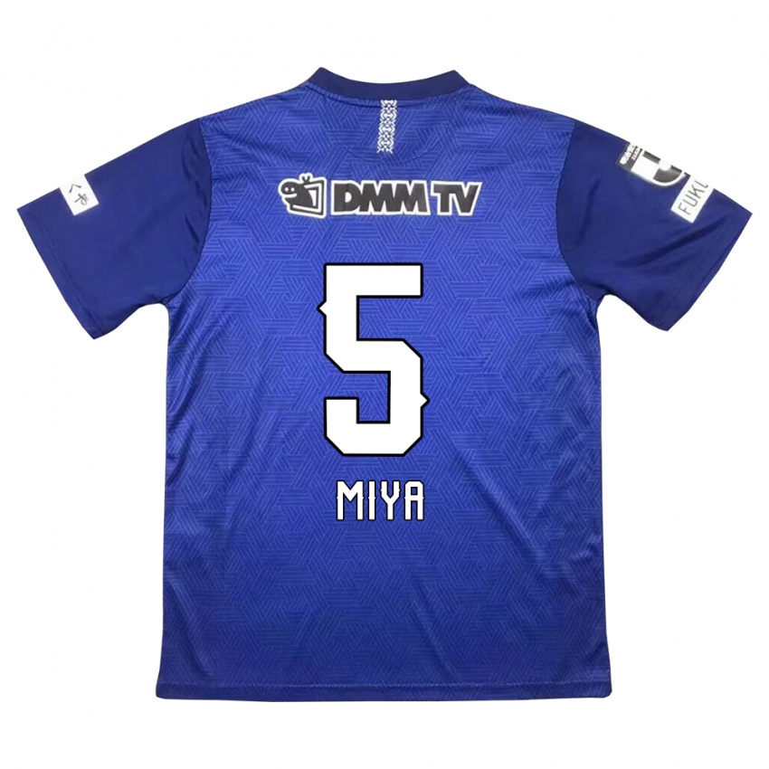 Niño Camiseta Daiki Miya #5 Azul Oscuro 1ª Equipación 2024/25 La Camisa