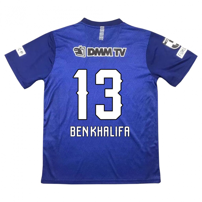 Niño Camiseta Nassim Ben Khalifa #13 Azul Oscuro 1ª Equipación 2024/25 La Camisa