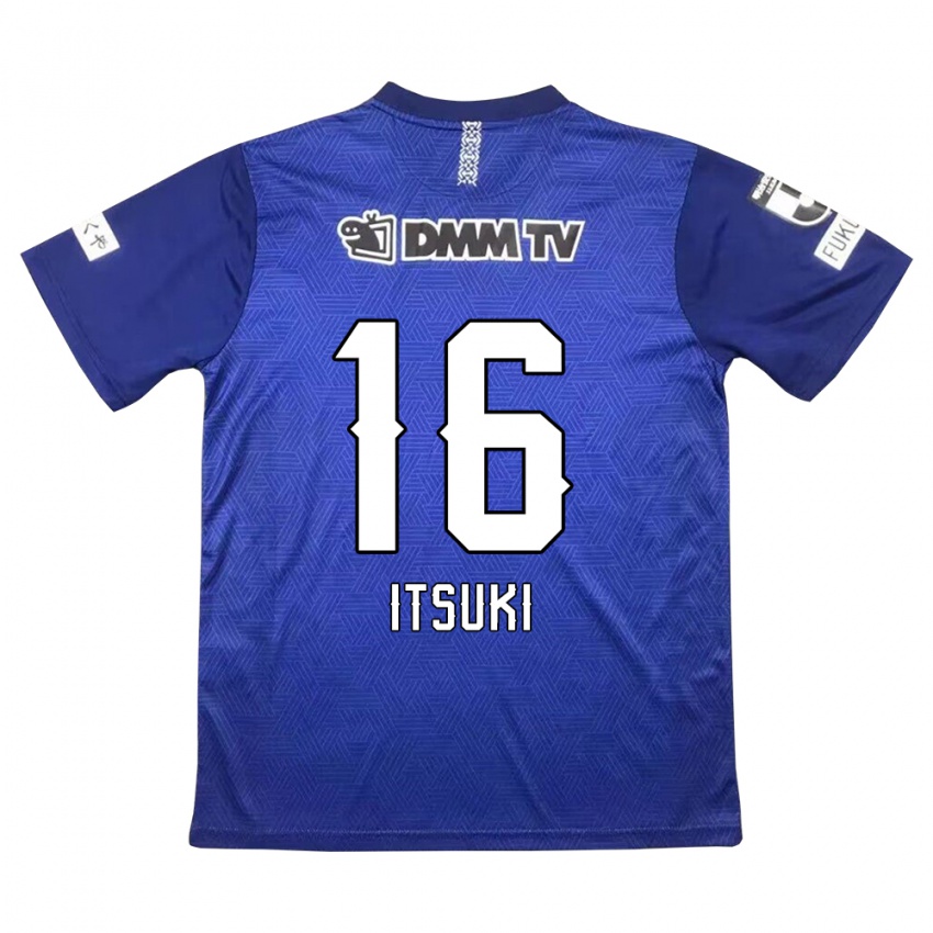 Niño Camiseta Itsuki Oda #16 Azul Oscuro 1ª Equipación 2024/25 La Camisa