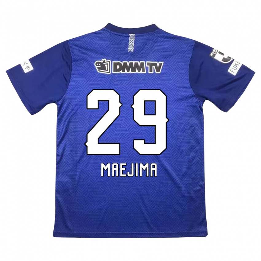 Niño Camiseta Yota Maejima #29 Azul Oscuro 1ª Equipación 2024/25 La Camisa