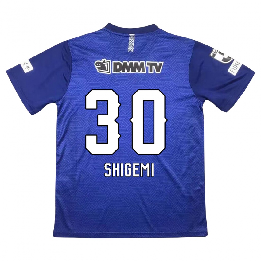 Niño Camiseta Masato Shigemi #30 Azul Oscuro 1ª Equipación 2024/25 La Camisa