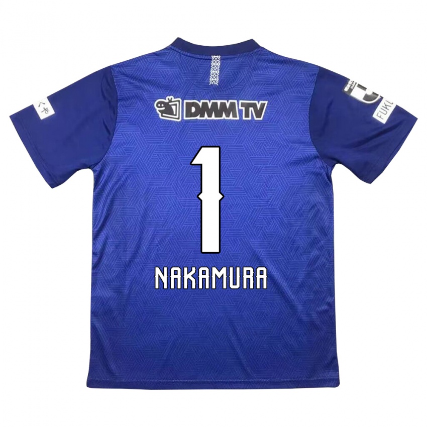 Niño Camiseta Seigo Nakamura #1 Azul Oscuro 1ª Equipación 2024/25 La Camisa