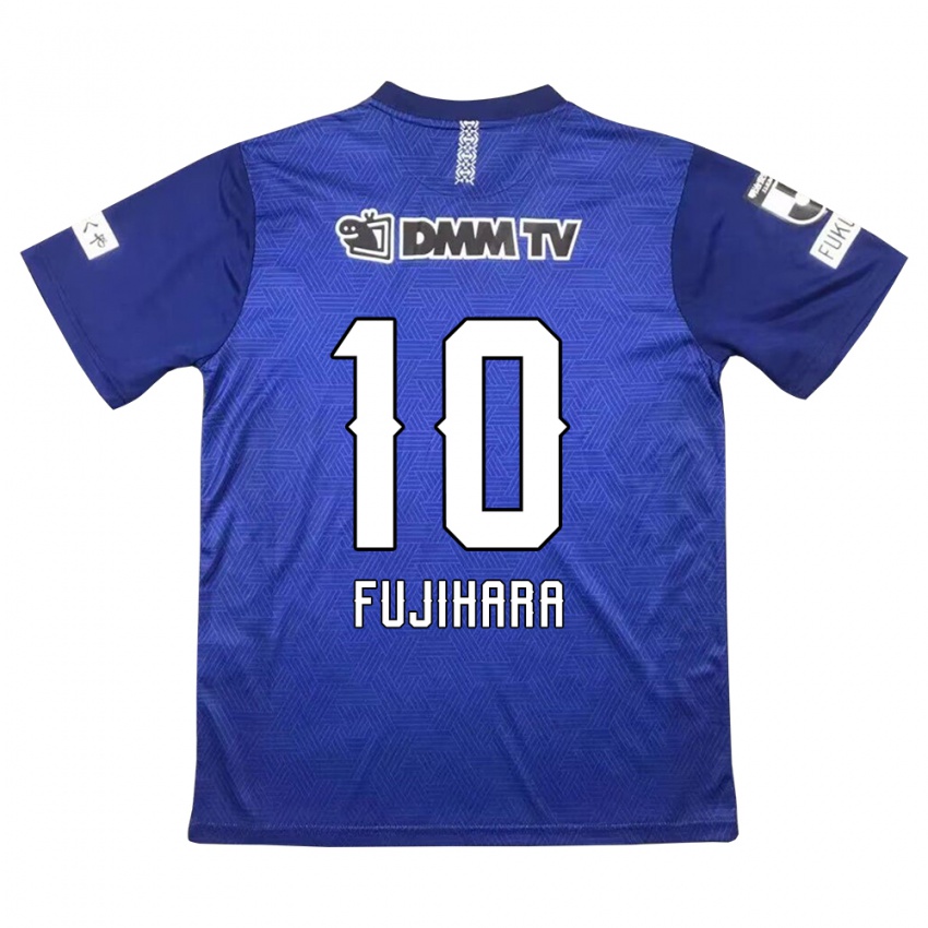 Niño Camiseta Naoatsu Fujihara #10 Azul Oscuro 1ª Equipación 2024/25 La Camisa