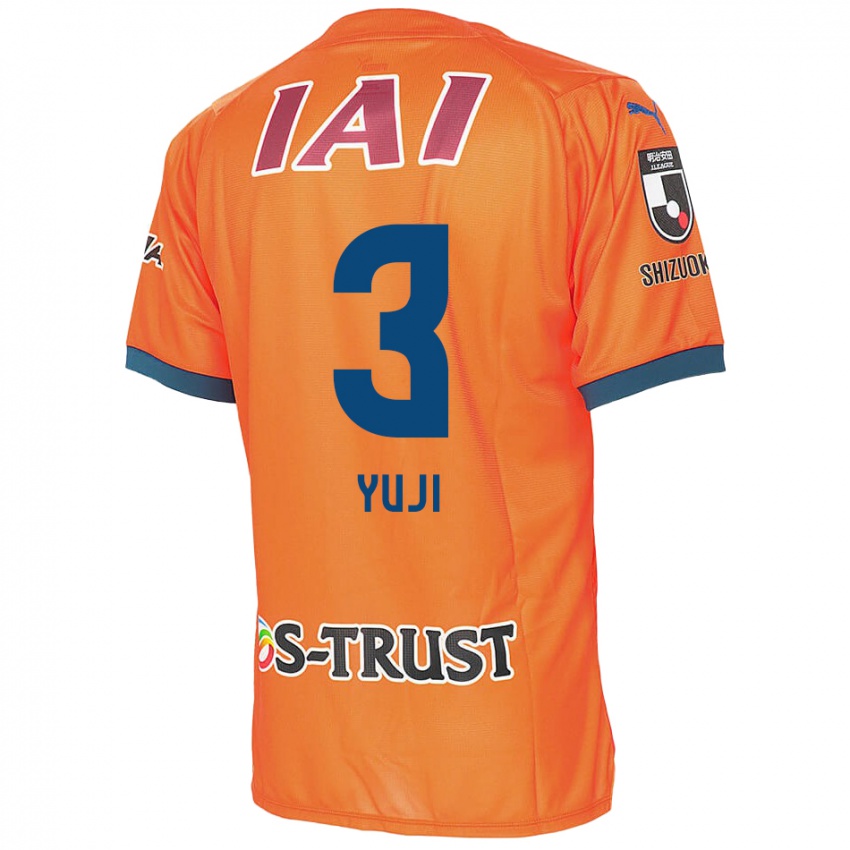 Niño Camiseta Yuji Takahashi #3 Naranja Azul 1ª Equipación 2024/25 La Camisa