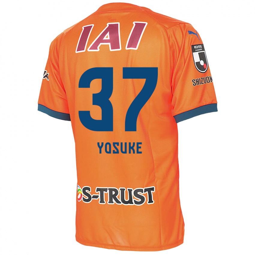 Niño Camiseta Yosuke Morishige #37 Naranja Azul 1ª Equipación 2024/25 La Camisa