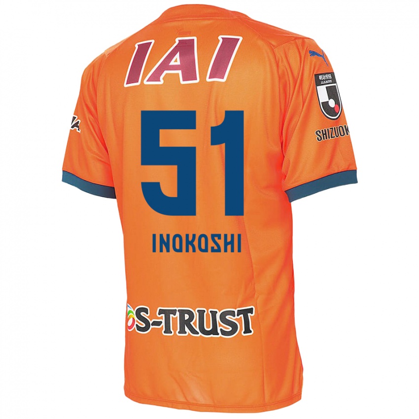 Niño Camiseta Yui Inokoshi #51 Naranja Azul 1ª Equipación 2024/25 La Camisa