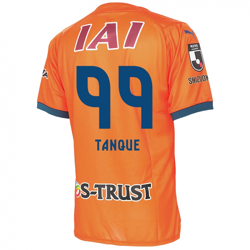 Niño Camiseta Douglas Tanque #99 Naranja Azul 1ª Equipación 2024/25 La Camisa