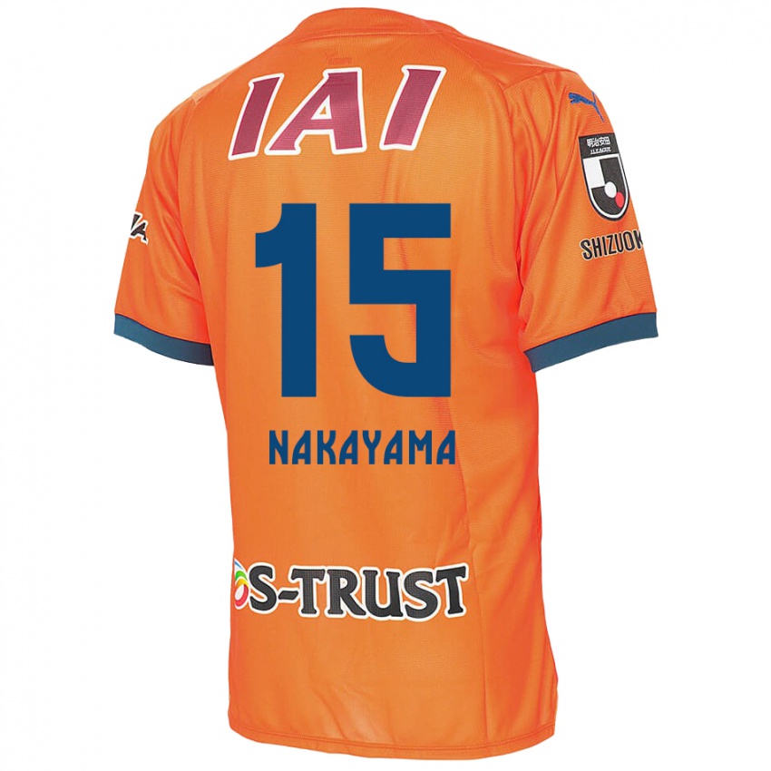 Niño Camiseta Atsuki Nakayama #15 Naranja Azul 1ª Equipación 2024/25 La Camisa