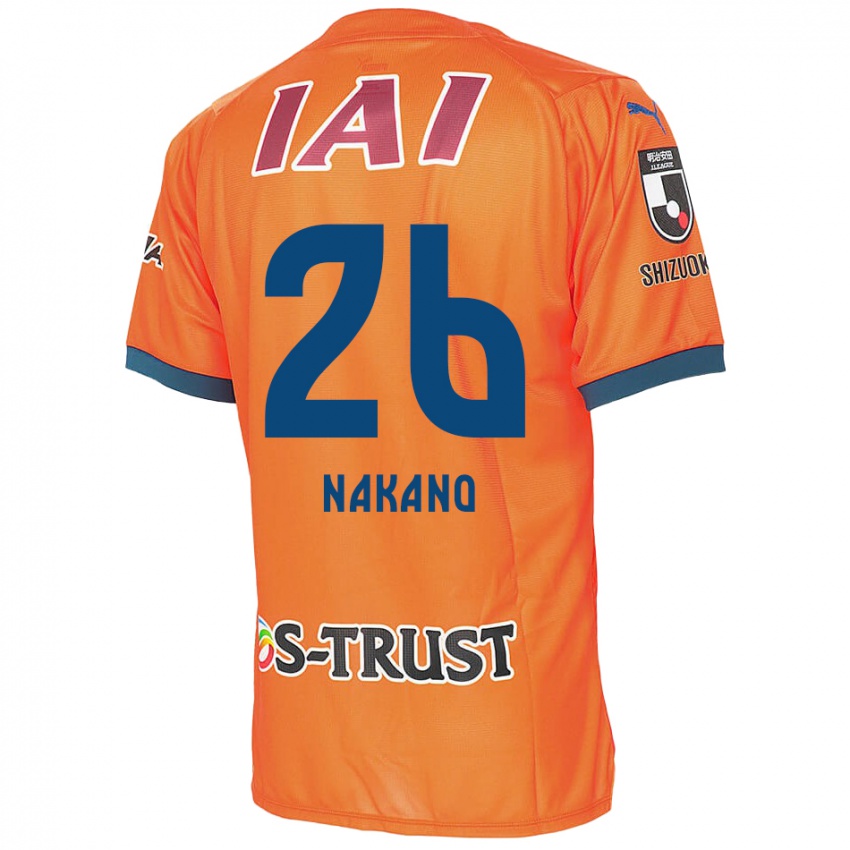 Niño Camiseta Takeru Nakano #26 Naranja Azul 1ª Equipación 2024/25 La Camisa