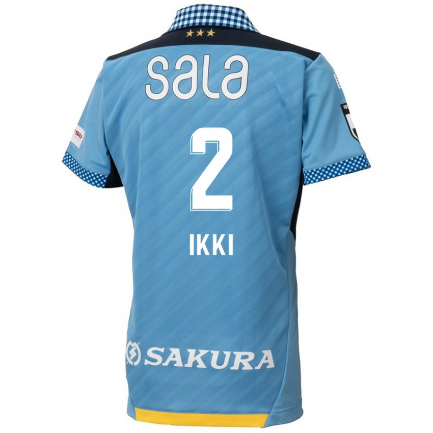 Niño Camiseta Ikki Kawasaki #2 Azul Negro 1ª Equipación 2024/25 La Camisa