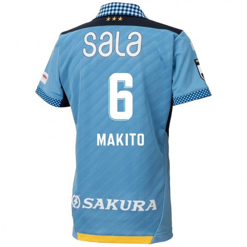 Niño Camiseta Makito Ito #6 Azul Negro 1ª Equipación 2024/25 La Camisa