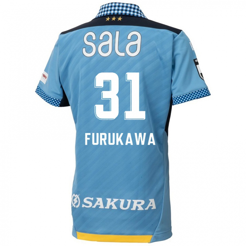 Niño Camiseta Yosuke Furukawa #31 Azul Negro 1ª Equipación 2024/25 La Camisa