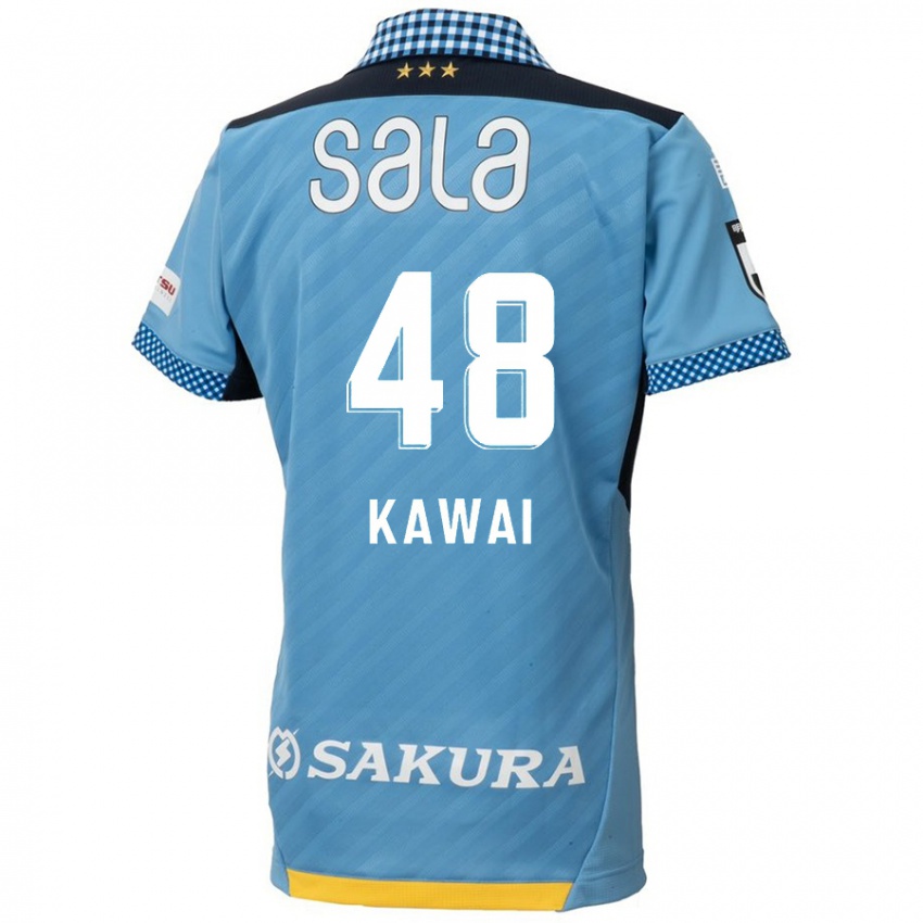 Niño Camiseta Tokumo Kawai #48 Azul Negro 1ª Equipación 2024/25 La Camisa