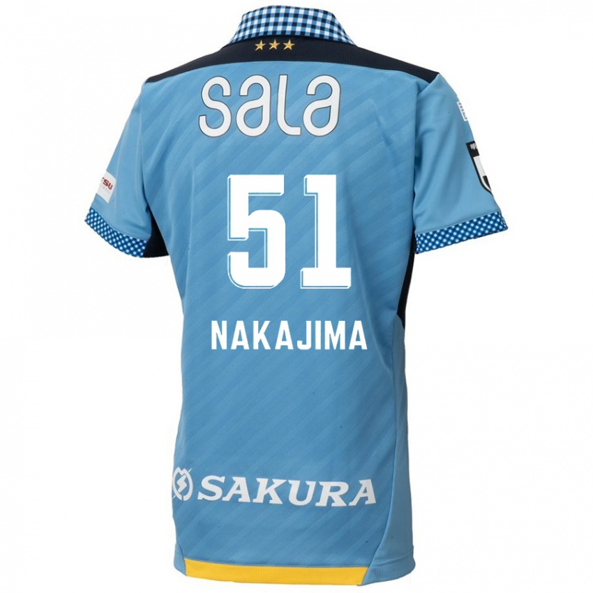 Niño Camiseta Keitaro Nakajima #51 Azul Negro 1ª Equipación 2024/25 La Camisa