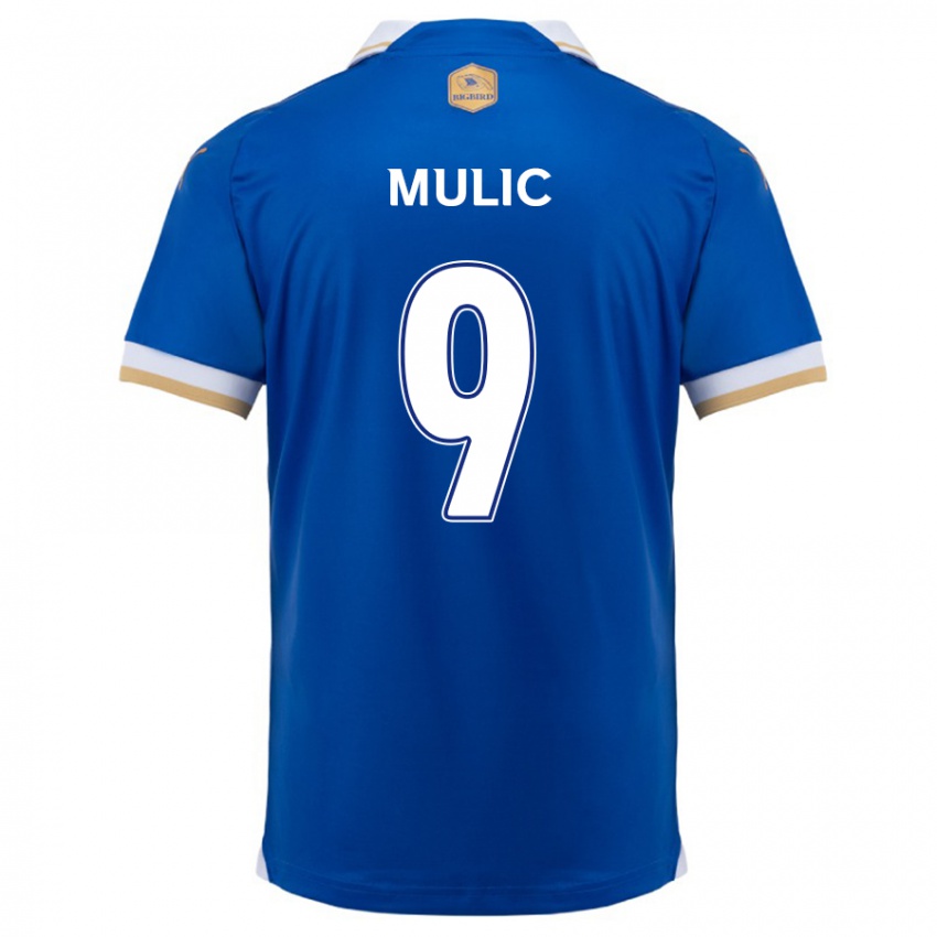 Niño Camiseta Fejsal Mulic #9 Azul Blanco 1ª Equipación 2024/25 La Camisa