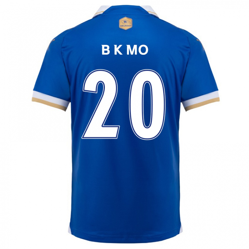 Niño Camiseta Kyung-Bin Mo #20 Azul Blanco 1ª Equipación 2024/25 La Camisa