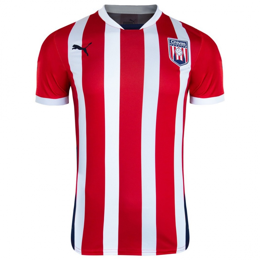 Niño Camiseta Christian Torres #59 Rojo Blanco 1ª Equipación 2024/25 La Camisa