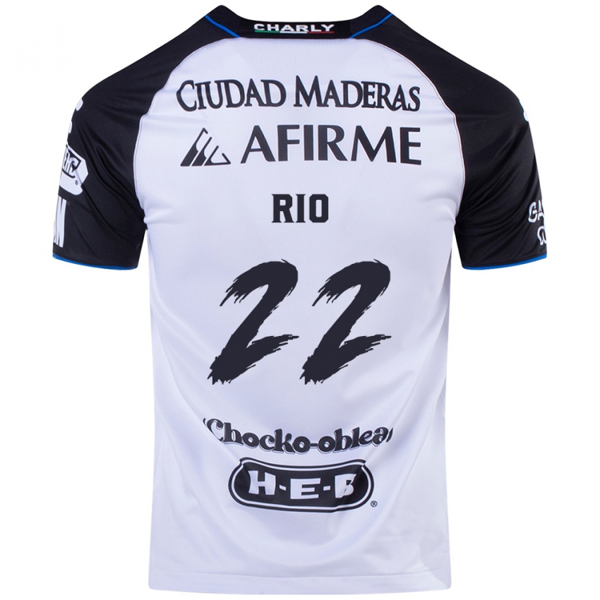 Niño Camiseta Martín Rio #22 Azul Negro 1ª Equipación 2024/25 La Camisa