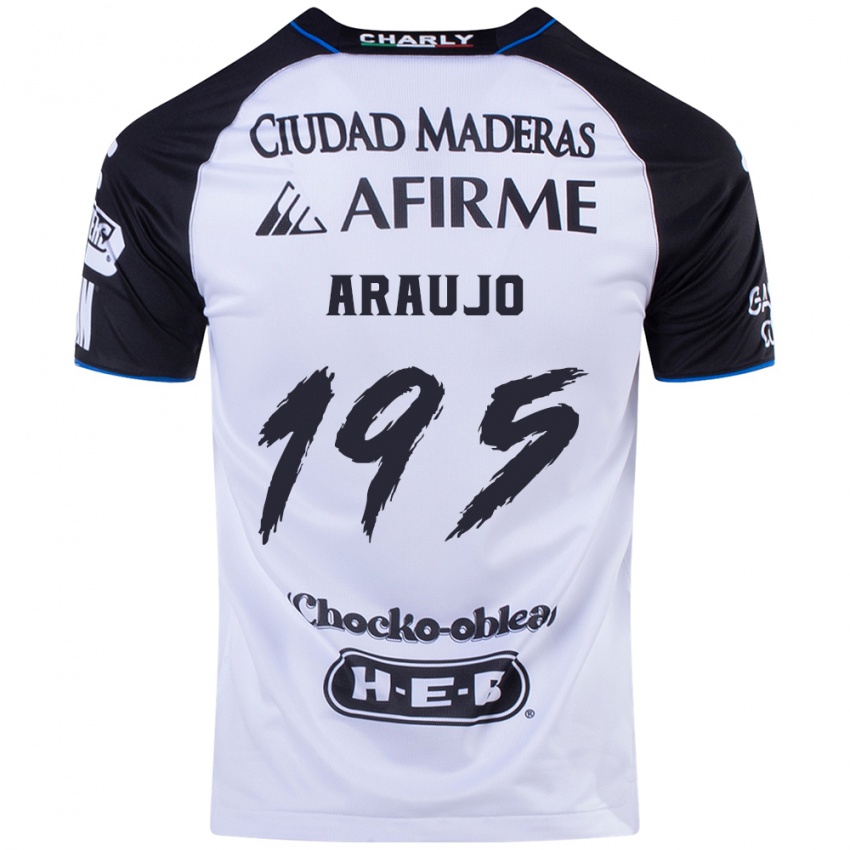 Niño Camiseta Diego Araujo #195 Azul Negro 1ª Equipación 2024/25 La Camisa