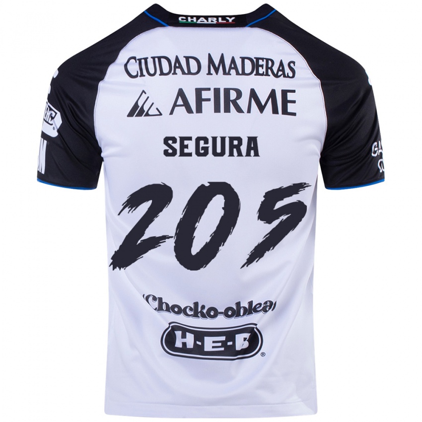 Niño Camiseta Mathías Segura #205 Azul Negro 1ª Equipación 2024/25 La Camisa