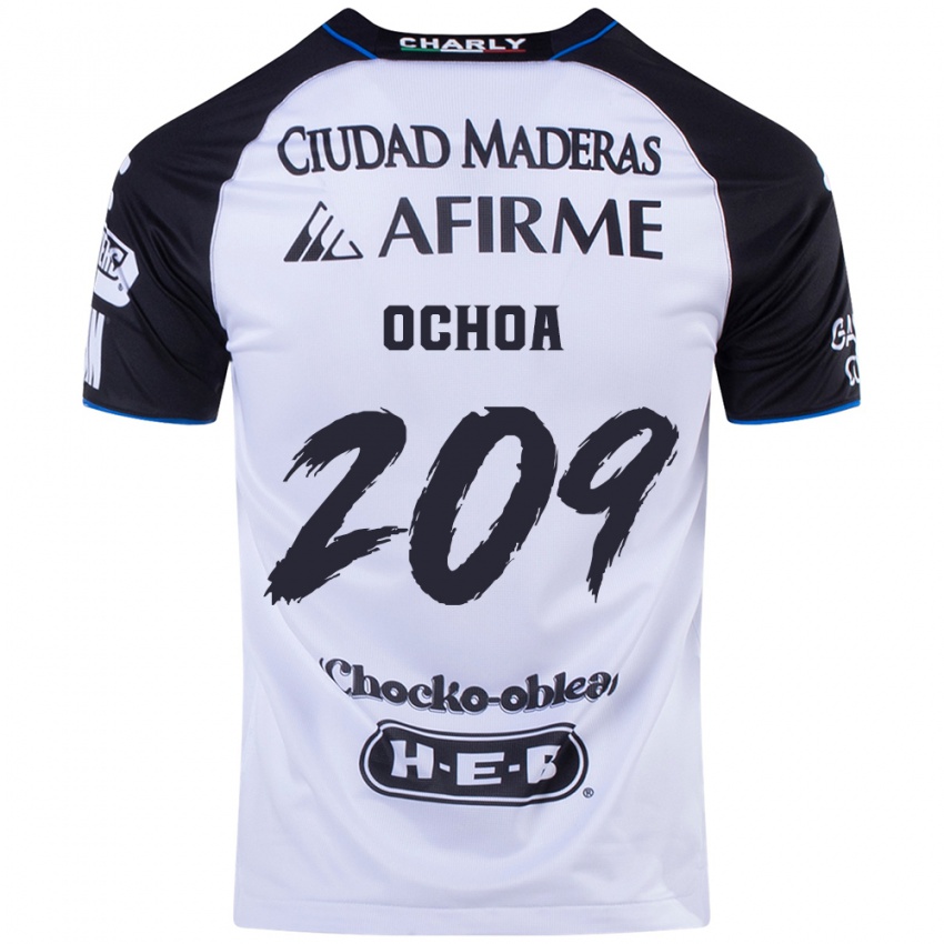 Niño Camiseta José Ochoa #209 Azul Negro 1ª Equipación 2024/25 La Camisa