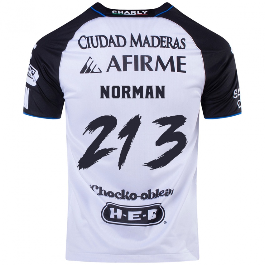 Niño Camiseta Humberto Norman #213 Azul Negro 1ª Equipación 2024/25 La Camisa