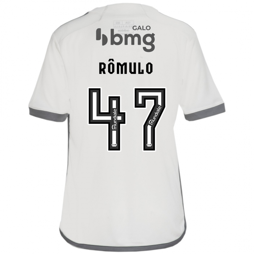 Niño Camiseta Rômulo #47 Blanquecino 2ª Equipación 2024/25 La Camisa