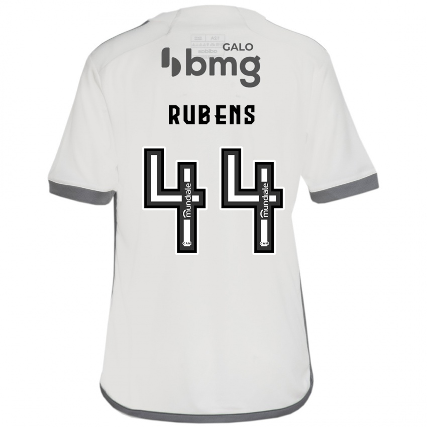 Niño Camiseta Rubens #44 Blanquecino 2ª Equipación 2024/25 La Camisa