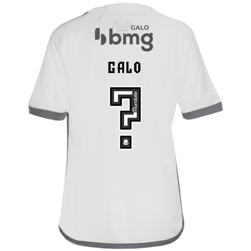 Niño Camiseta Diego Galo #0 Blanquecino 2ª Equipación 2024/25 La Camisa