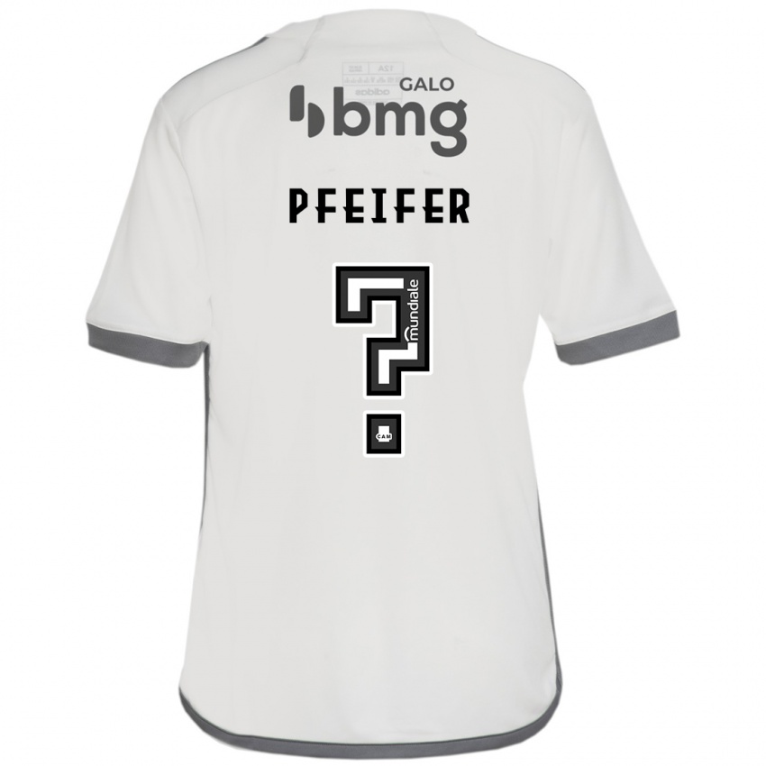 Niño Camiseta Gabriel Pfeifer #0 Blanquecino 2ª Equipación 2024/25 La Camisa