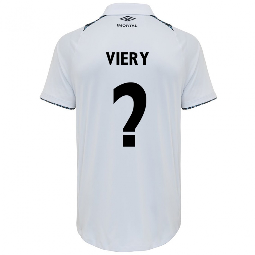 Niño Camiseta Viery #0 Blanco Azul 2ª Equipación 2024/25 La Camisa