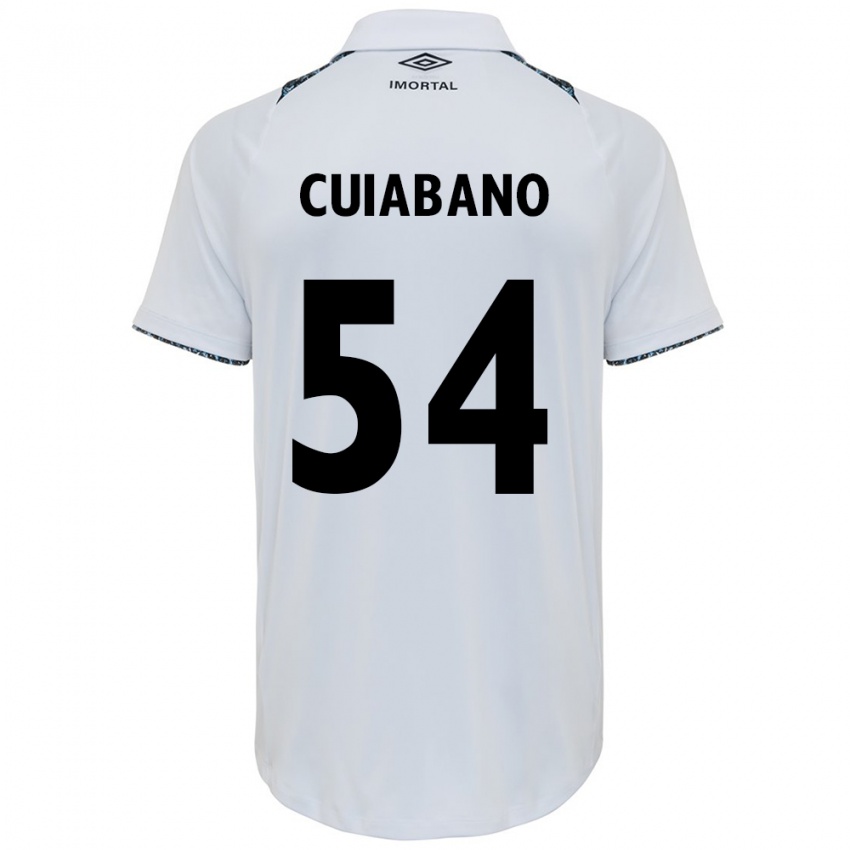 Niño Camiseta Cuiabano #54 Blanco Azul 2ª Equipación 2024/25 La Camisa