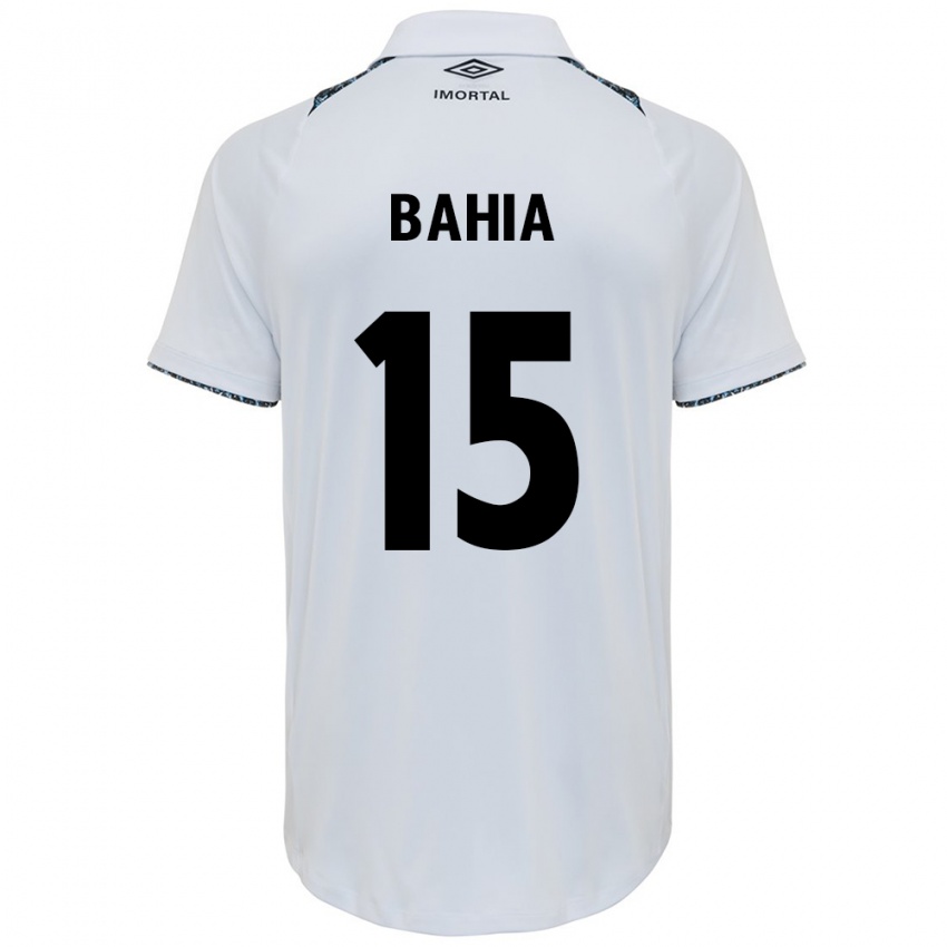 Niño Camiseta Raíssa Bahia #15 Blanco Azul 2ª Equipación 2024/25 La Camisa