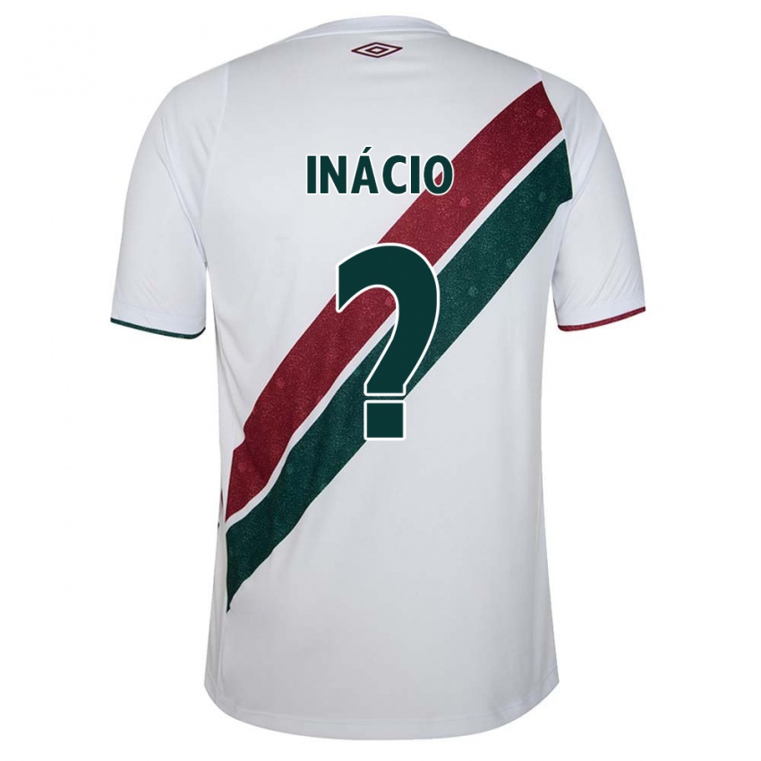 Niño Camiseta João Inácio #0 Blanco Verde Granate 2ª Equipación 2024/25 La Camisa