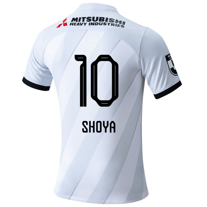 Niño Camiseta Shoya Nakajima #10 Gris Blanco 2ª Equipación 2024/25 La Camisa