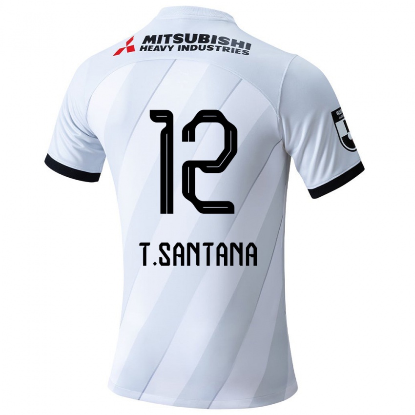 Niño Camiseta Thiago #12 Gris Blanco 2ª Equipación 2024/25 La Camisa