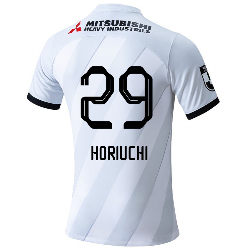 Niño Camiseta Yota Horiuchi #29 Gris Blanco 2ª Equipación 2024/25 La Camisa