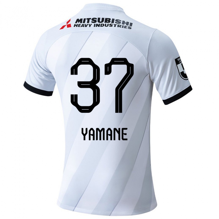 Niño Camiseta Katsutoshi Yamane #37 Gris Blanco 2ª Equipación 2024/25 La Camisa