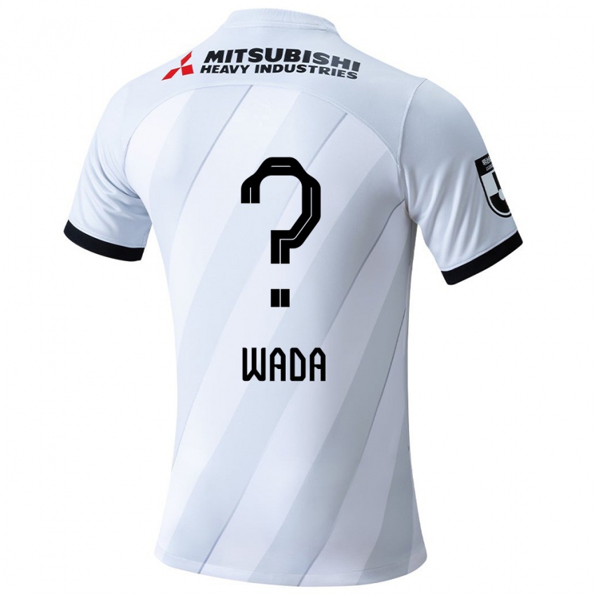 Niño Camiseta Naoya Wada #0 Gris Blanco 2ª Equipación 2024/25 La Camisa